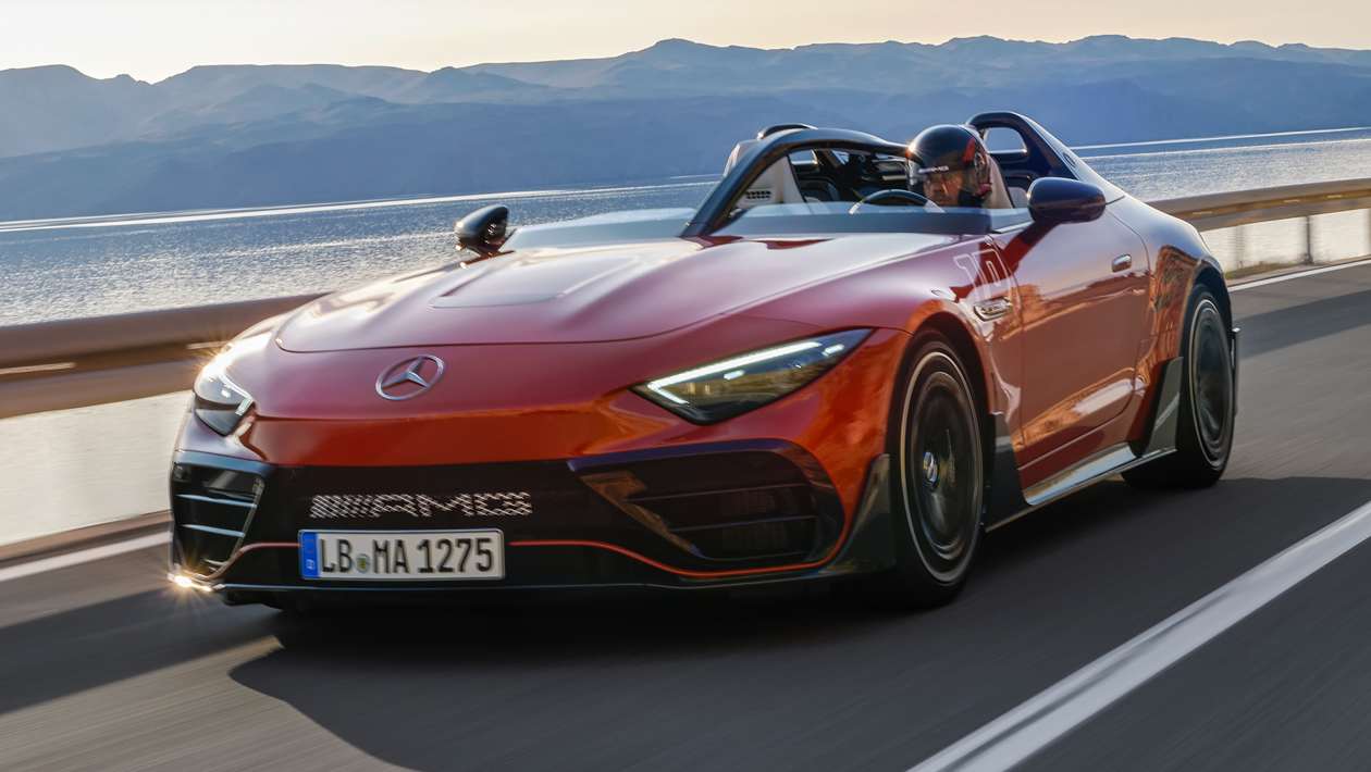 Mercedes Amg Purespeed Is An Sl With An F1 Inspired Halo In Place Of A